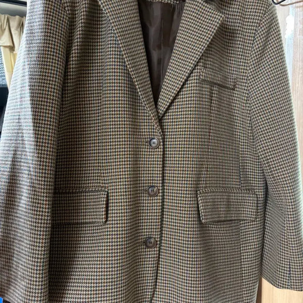 [BUNJANG] Matilda Check Pattern Jacket / 자켓