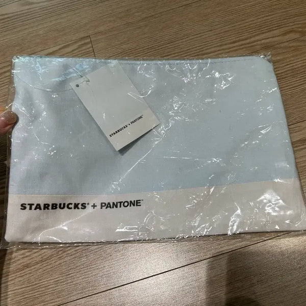 [BUNJANG] Starbucks Pantone Pouch Sky Blue / 스타벅스 팬톤 파우치 하늘색