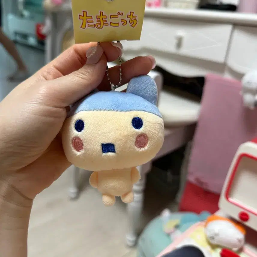 [BUNJANG] Tamagotchi Charm Plush Keychain / 다마고치 키링 인형