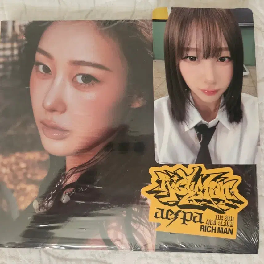 [BUNJANG] aespa Rich Man Burst Ver. Giselle Bundle Set (Sealed) / 에스파 리치맨 burst 버전 미개봉 지젤 일괄