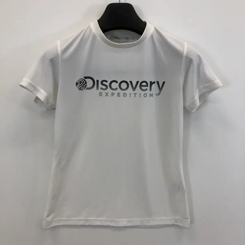 [BUNJANG] Discovery Polyester Functional Short Sleeve T-Shirt White / 디스커버리 기능성 반팔 90