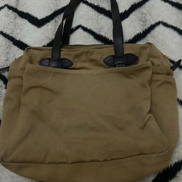 [BUNJANG] Filson Rugged Twill Tote Bag Tan / 필슨 탄 러기드 트윌 토트백