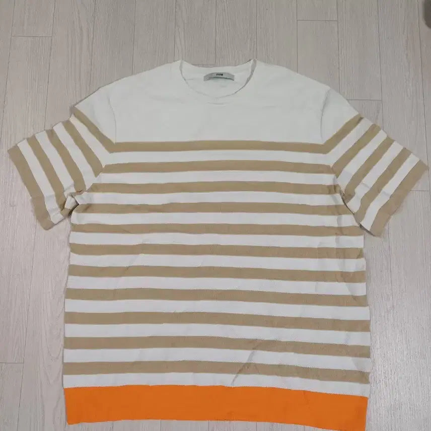 [BUNJANG] System Homme Striped Short Sleeve Knit Size 100 / 시스템옴므 스트라이프 반팔니트 100사이즈