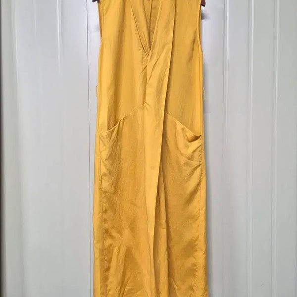 [BUNJANG] Zara Sleeveless Long Dress Mustard / 자라 민소매 롱 원피스 머스타드