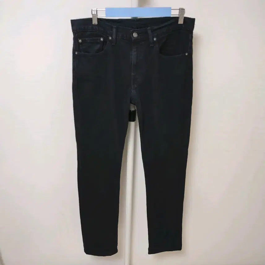 [BUNJANG] Levi's Men's Black Stretch Denim Jeans - Excellent Condition / [34] 리바이스 남성 블랙진 스판 청바지 새옷 수준 데님 팬츠