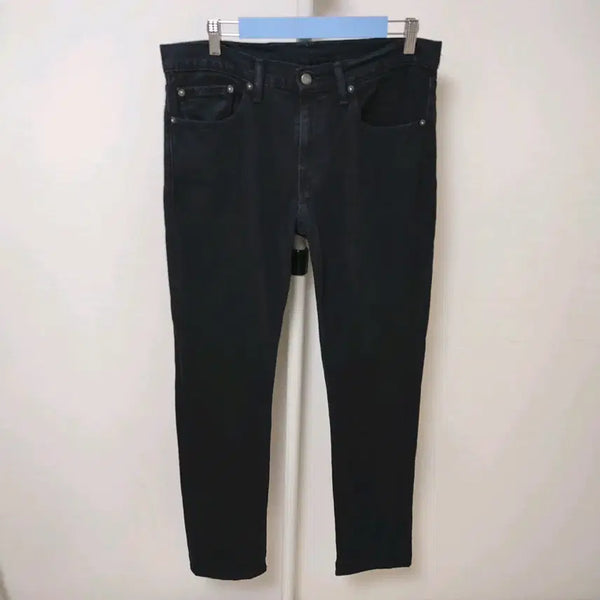[BUNJANG] Levi's Men's Black Stretch Denim Jeans - Excellent Condition / [34] 리바이스 남성 블랙진 스판 청바지 새옷 수준 데님 팬츠