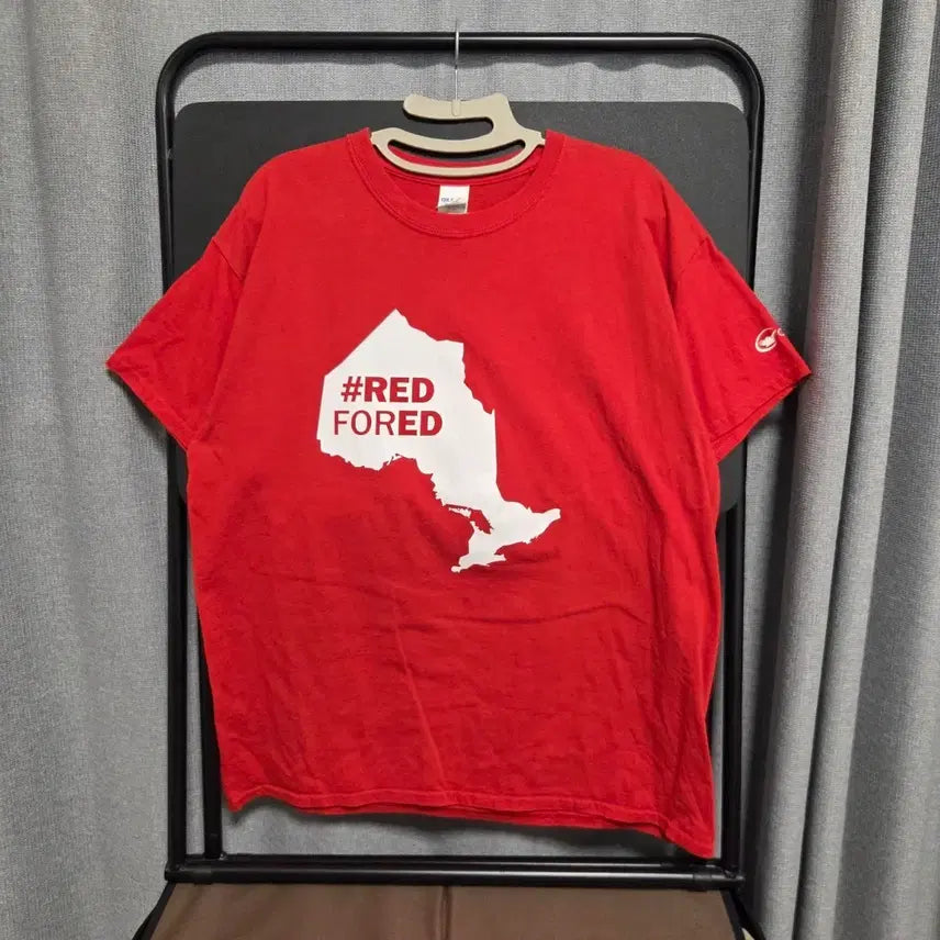 [BUNJANG] Gildan Vintage Red T-Shirt L / Gildan 빈티지 반팔 티셔츠 L(100)