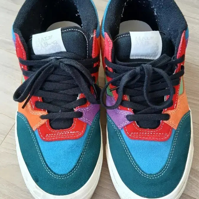 [BUNJANG] Vans Half Cab Multicolor Suede Sneakers Size 270 / 반스 하프캡 멀티컬러 스웨이드 스니커즈 270사이즈