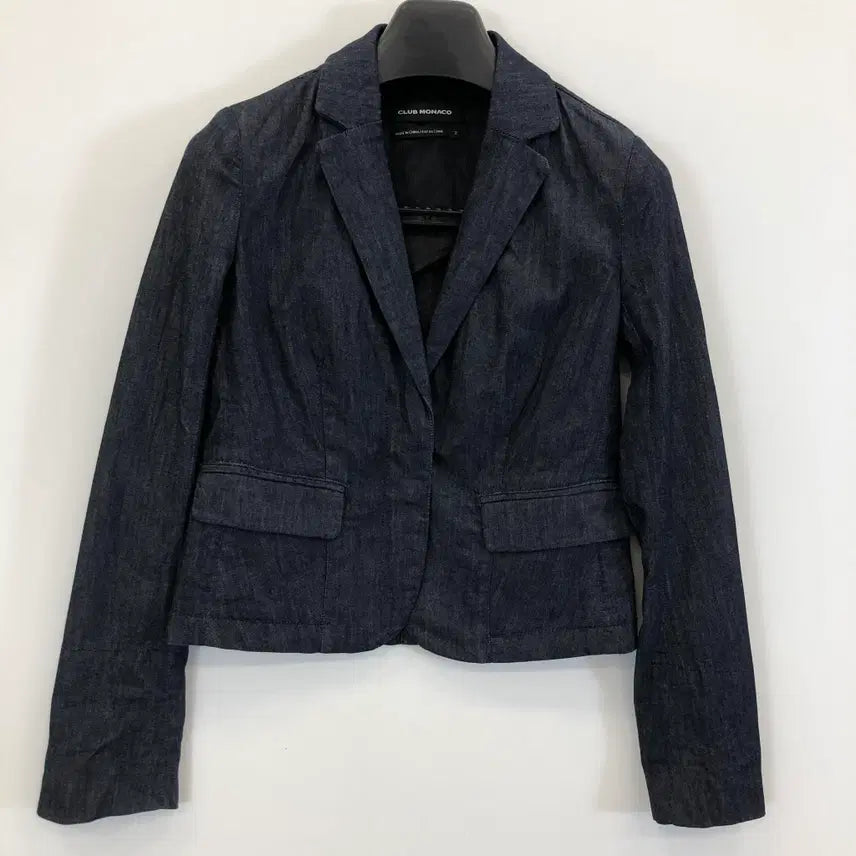 [BUNJANG] Club Monaco Indigo Cotton Jacket / 클럽모나코 인디고 코튼자켓 85-88-160
