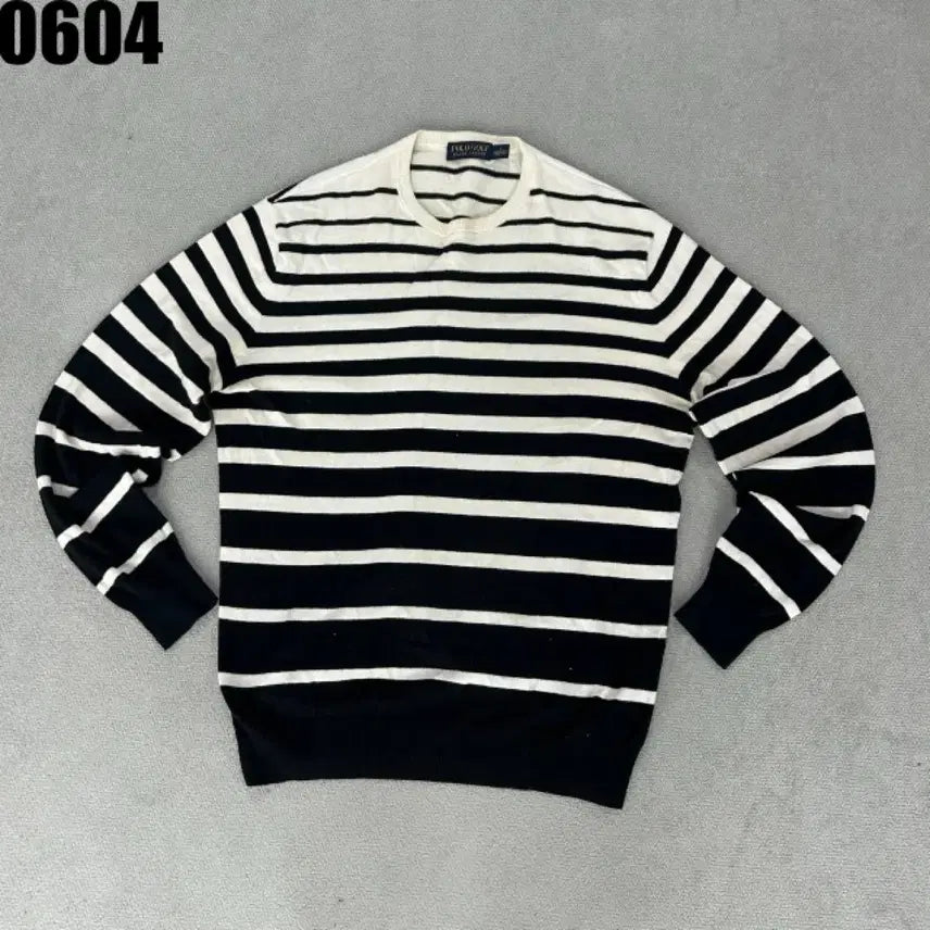 [BUNJANG] Polo Golf Striped Knit Sweater (Size S) / 폴로 골프 단가라 니트 S