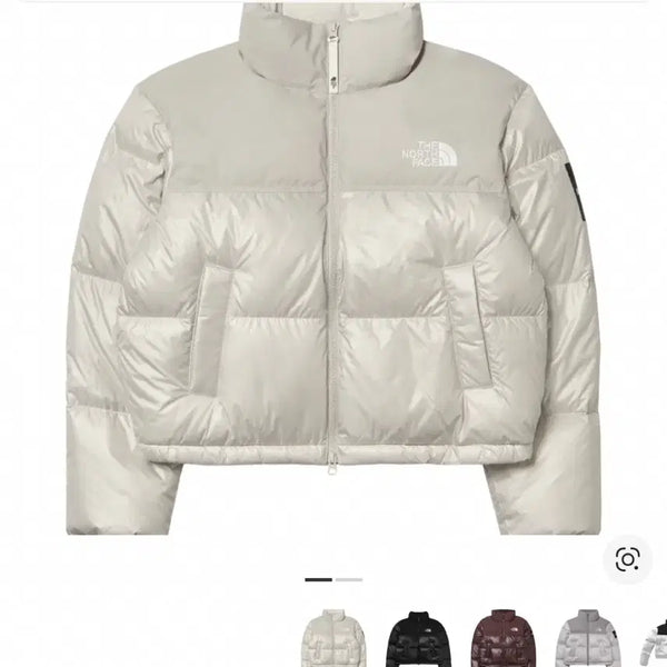 [BUNJANG] The North Face White Label Novelty Nuptse Down Padding Cream Beige L / 노스페이스 화이트라벨 노벨티 눕시 다운 패딩 크림베이지 L