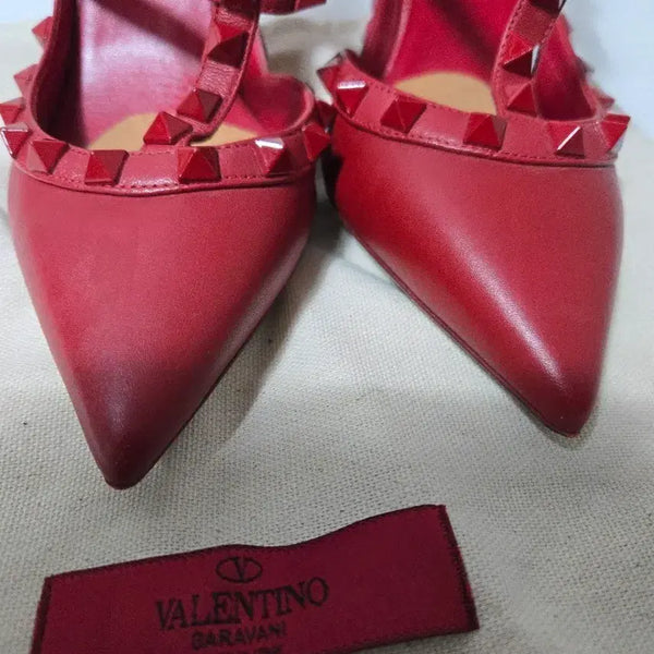 [BUNJANG] Valentino Rockstud Red Pumps 36.5 / (새상품급) 발렌티노 락스터드 레드 펌프스 36.5 (235