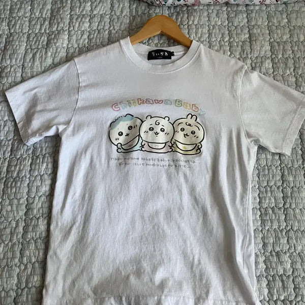 [BUNJANG] Chiikawa Usagi Baby T-Shirt / 먼작귀 하치와레 우사기 치이카와 베이비 티셔츠