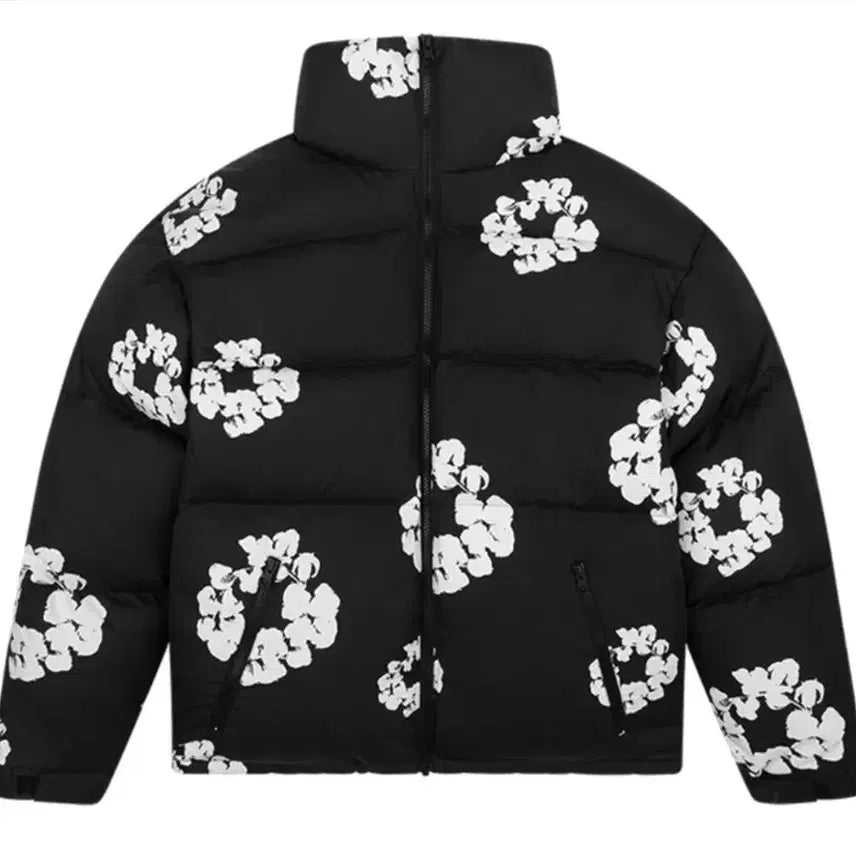 [BUNJANG] Denim Tears Down Jacket Black / [L] 데님티어스 다운 자켓 패딩 블랙