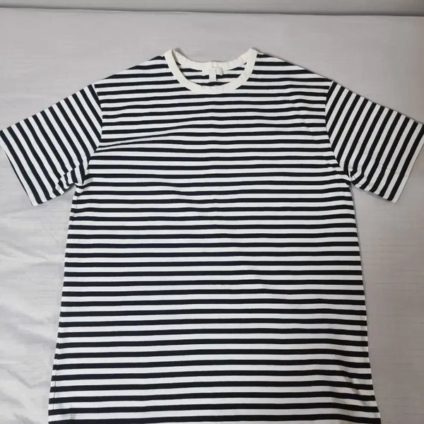 [BUNJANG] COS Striped Short Sleeve T-Shirt M / 코스 COS 스트라이프 반팔티 M 100