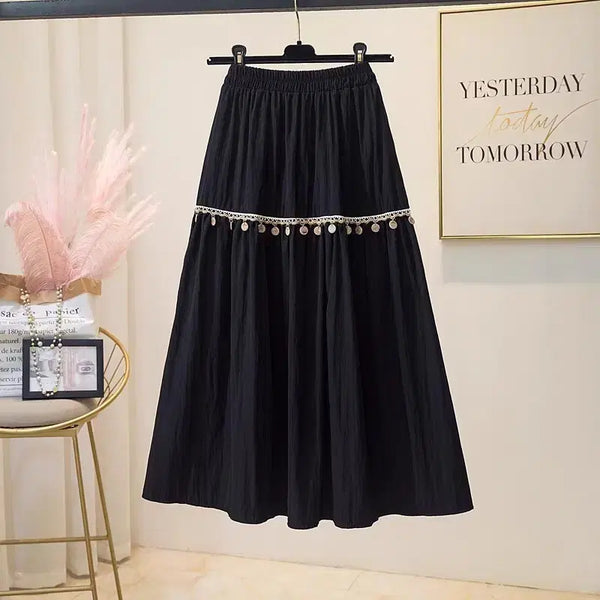 [BUNJANG] Women's Two-Piece Set: Camisole Top & Maxi Skirt / 여성 바캉스룩 끈나시+롱치마세트 새제품