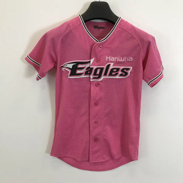 [BUNJANG] Hanwha Eagles Pink Baseball Jersey Size 85 / 한화이글스 핑크 유니폼 [85사이즈]
