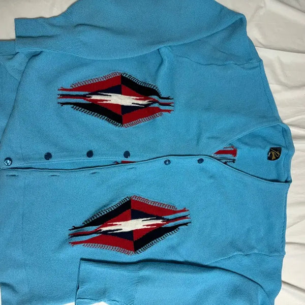[BUNJANG] Needles Chimayo Cardigan Blue / 니들스 치마요 가디건