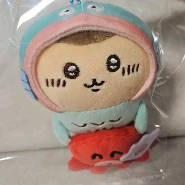 [BUNJANG] Hangyodon Kuri Manju Plush Keychain / 한교동쿠리만쥬 인형키링