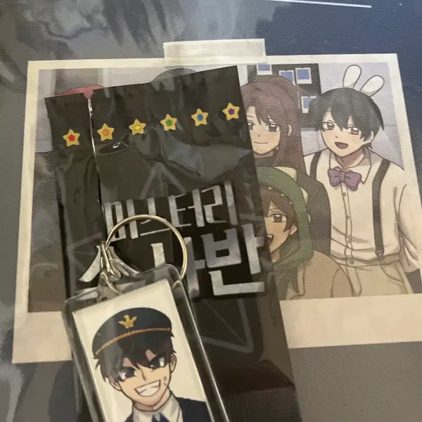 [BUNJANG] Jamddal Dinosaur Photo Card Acrylic Keyring + Notebook / 잠뜰 공룡 증사키링 + 필사집 미스터리 수사반