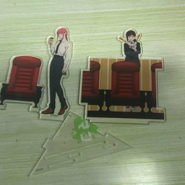 [BUNJANG] Chainsaw Man Kobeni & Makima Theater Acrylic Stand / 체인소맨 코베니,마키마 극장 아크릴 스탠드