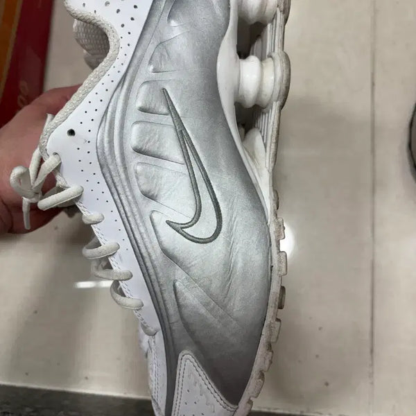 [BUNJANG] Nike Shox R4 White Metallic Silver / (W) 나이키 샥스 R4 화이트 메탈릭 실버 244
