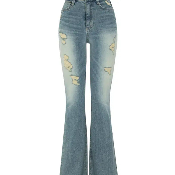 [BUNJANG] CoolSis Ripped Bootcut Jeans XL / 쿨시스 부츠컷 CS RIPPED BOOTCUT JEANS-021 XL