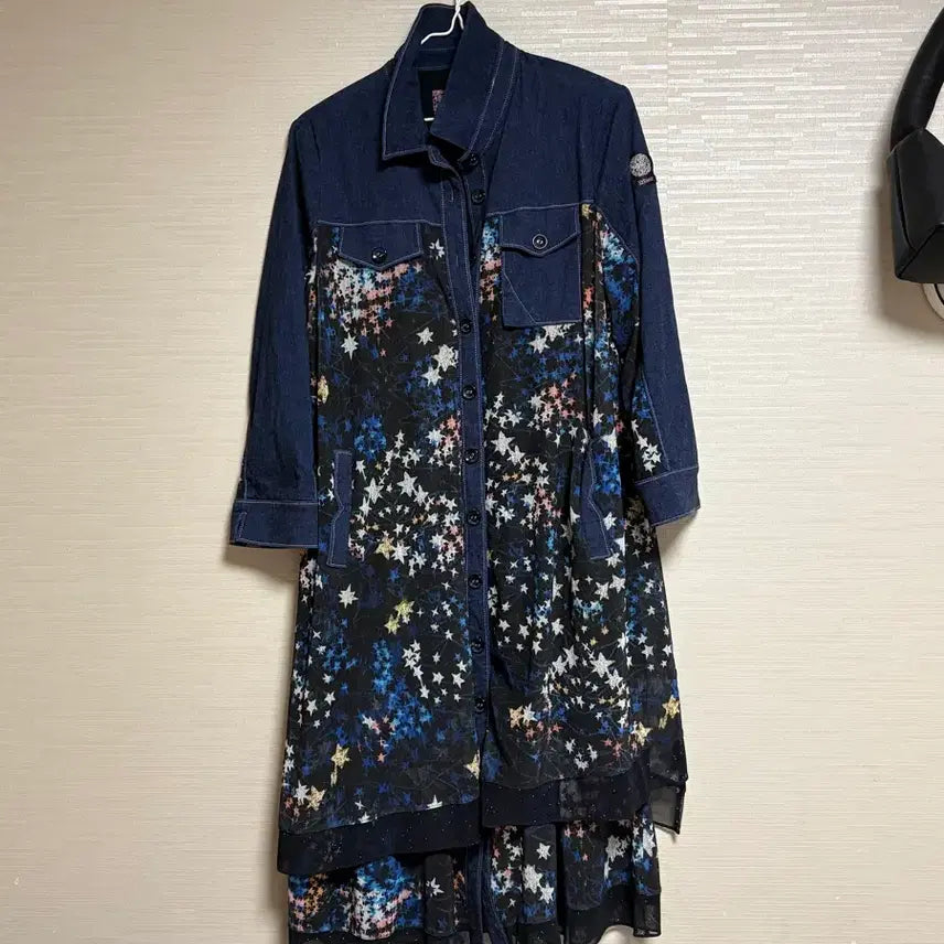 [BUNJANG] Sysmax Denim Dress with Star Pattern / Sysmax (시스맥스) 원피스