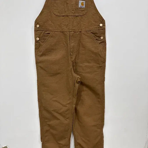 [BUNJANG] Carhartt WIP Dearborn Canvas Bib Overall Hamilton Brown / [30] 칼하트 WIP 디어본 캔버스 빕 오버롤 해밀턴 브라운