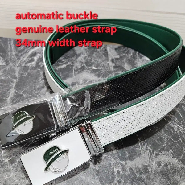 [BUNJANG] Malbon Golf Automatic Leather Belt Set / 말본 골프벨트 세트상품