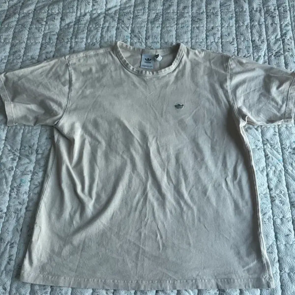 [BUNJANG] Adidas Short Sleeve T-Shirt Beige XL / 아디다스 반팔 베이지 xl