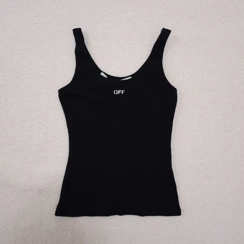 [BUNJANG] Off-White Logo Print Tank Top / 오프화이트 로고 프린트 나시탑