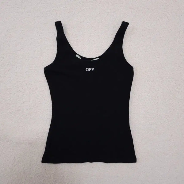 [BUNJANG] Off-White Logo Print Tank Top / 오프화이트 로고 프린트 나시탑