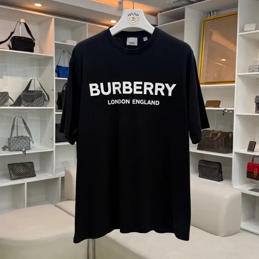 [BUNJANG] Burberry London England Short Sleeve T-Shirt XL Black / 버버리 런던 잉글랜드 반팔 티셔츠