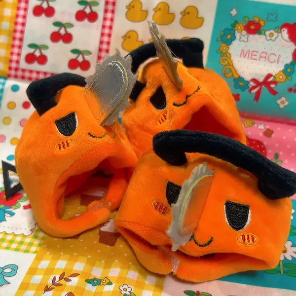 [BUNJANG] Chainsaw Man Pochita Plush Hat / 체인소맨 포치타 누이 인형옷 모자 10깅