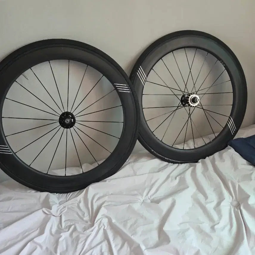 [BUNJANG] Novatec Pixy Carbon 60mm Rim Wheelset / 노바텍 픽시 자전거 카본 60림 휠셋 판매교신 검색어:csc 짚 스프린트