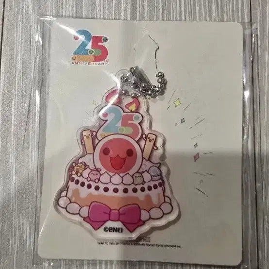 [BUNJANG] Taiko no Tatsujin 25th Anniversary Limited Edition Acrylic Keychain (Sealed) / (미개봉 새상품) 태고의 달인 25주년 기념 한정 아크릴 키링