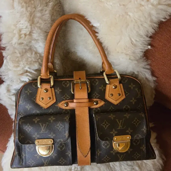 [BUNJANG] Louis Vuitton Monogram Manhattan GM Vintage Bag / 정품 루이비통 맨하탄 GM 빈티지 가방 모노그램
