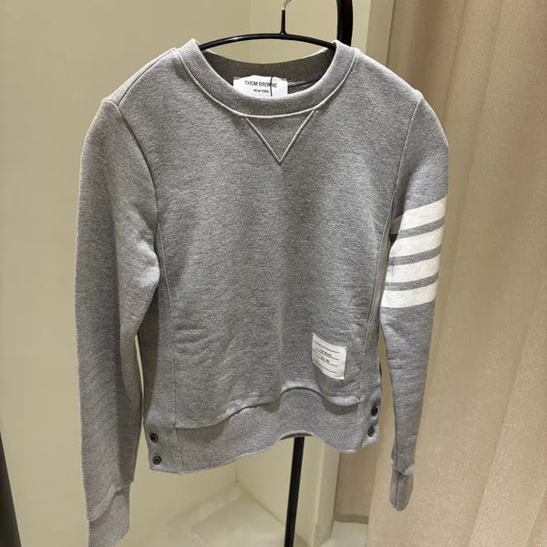 [BUNJANG] Thom Browne Sweatshirt Grey / (S) 톰브라운 사서 완장 맨투맨 그레이