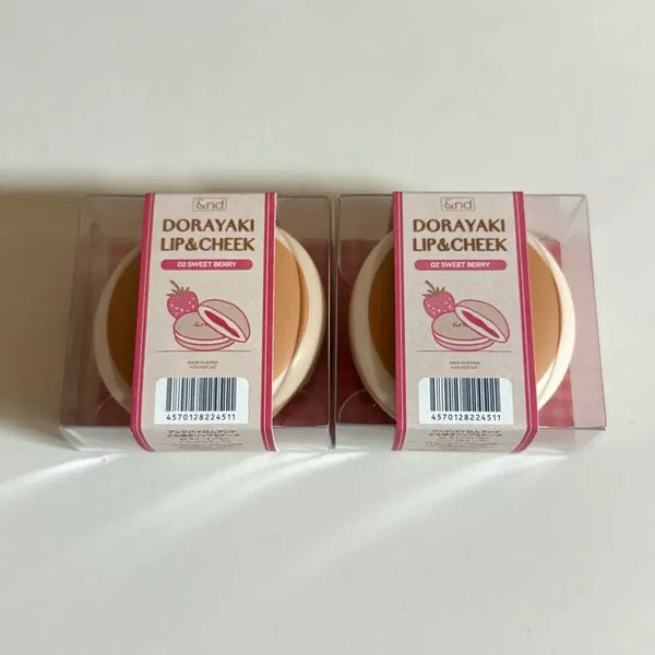 [BUNJANG] Rom&nd Doraemon Lip & Cheek Blusher 02 Sweet Strawberry / 롬앤 도라야끼 도라야키 립앤치크 블러셔 02 스위트 딸기