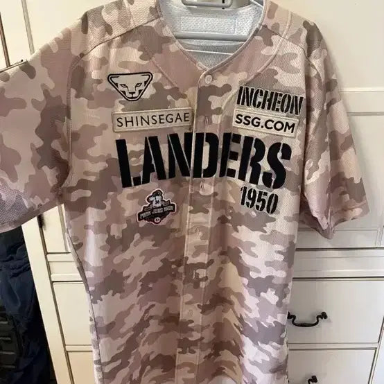 [BUNJANG] SSG Landers Military Player-Issued Game-Worn Uniform / SSG 랜더스 밀리터리 선수지급용 실착 유니폼