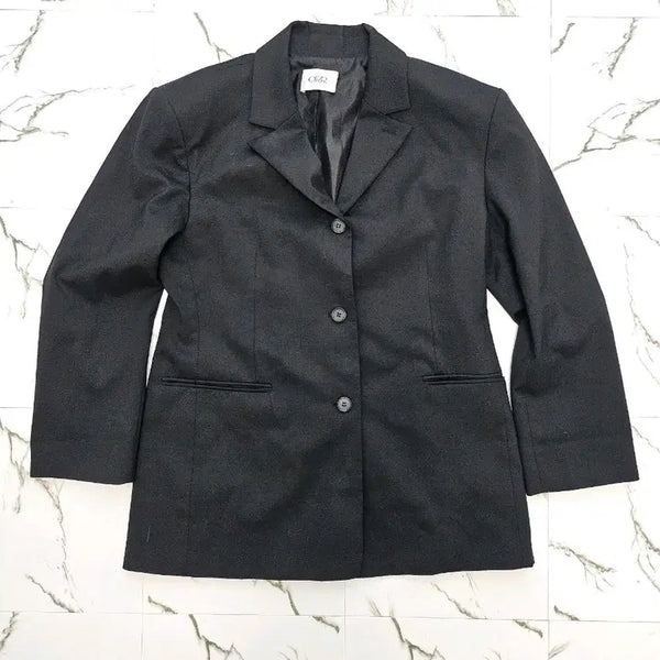 [BUNJANG] ORR Black Basic Single Jacket M / ORR 오르 블랙 기본 싱글 자켓 M