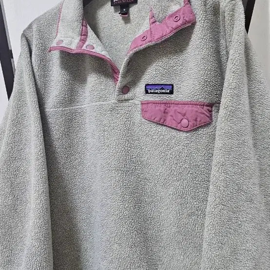 [BUNJANG] Patagonia Women's Synchilla Lightweight Oatmeal/Pink / [Women's M] 파타고니아 신칠라 오트밀/핑크