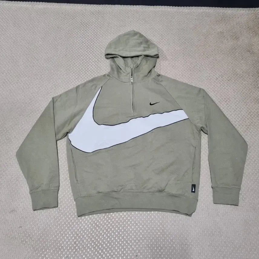 [BUNJANG] Nike Swoosh Hoodie Neutral Olive / (L) 나이키 스우시 후드티 뉴트럴 올리브