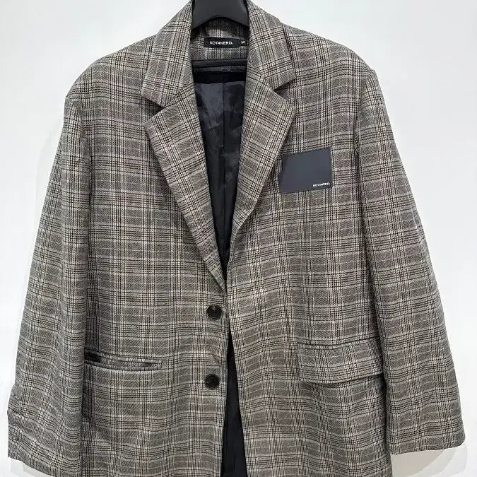 [BUNJANG] NOT4NERD Oversized Glen Check Blazer / [M] 낫포너드 카드 지갑 오버사이즈 글렌 체크 블레이저