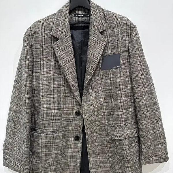[BUNJANG] NOT4NERD Oversized Glen Check Blazer / [M] 낫포너드 카드 지갑 오버사이즈 글렌 체크 블레이저