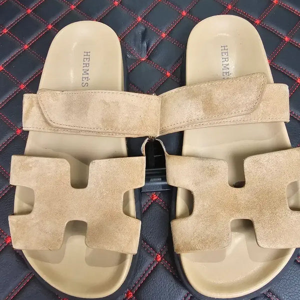 [BUNJANG] Hermes Chypre Beige Sandals Size 38 / 에르메스   시프레 베이지 샌들38