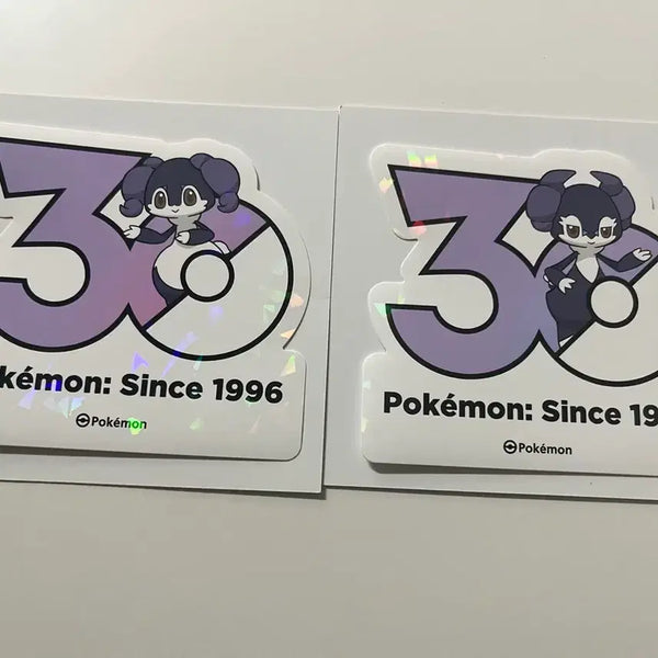 [BUNJANG] Pokemon 30th Anniversary Sticker Set / 포켓몬 30주년 스티커 에써르