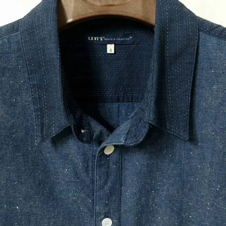 [BUNJANG] Levi's Cotton Linen Blend Button-Up Shirt XL / 리바이스 코튼 린넨 115