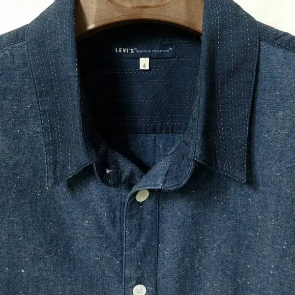 [BUNJANG] Levi's Cotton Linen Blend Button-Up Shirt XL / 리바이스 코튼 린넨 115